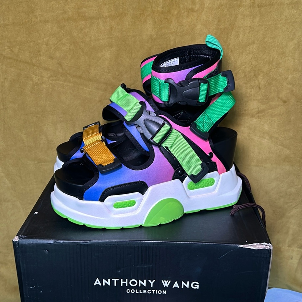 Anthony wang multi platform sandals